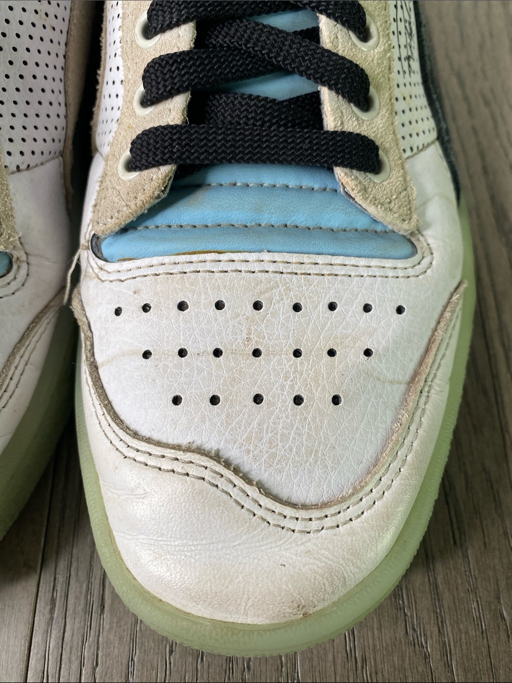 Puma White Black Multicolor Retro Athletic Sneakers - Picture 6 of 14